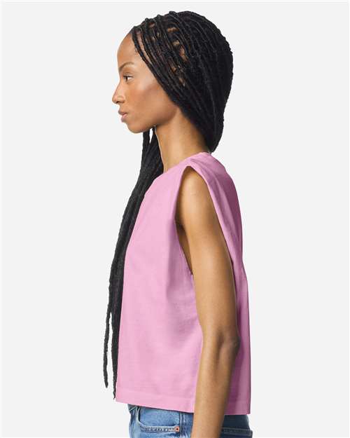 American Apparel Women's Garment-Dyed Heavyweight Muscle Tee 307GD