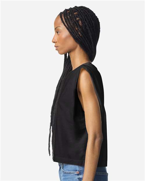 American Apparel Women's Garment-Dyed Heavyweight Muscle Tee 307GD