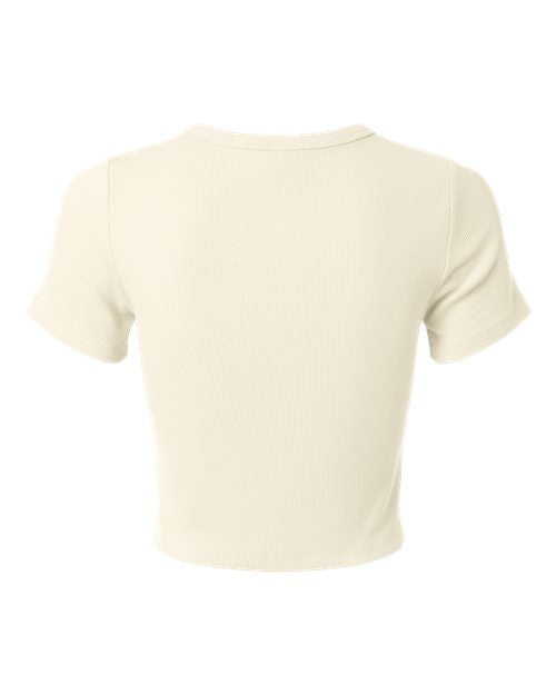 American Apparel Women's Baby Rib Cropped Tee BR210
