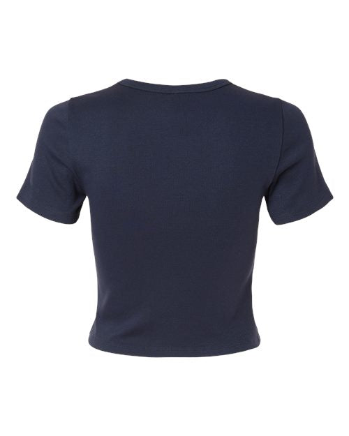 American Apparel Women's Baby Rib Cropped Tee BR210