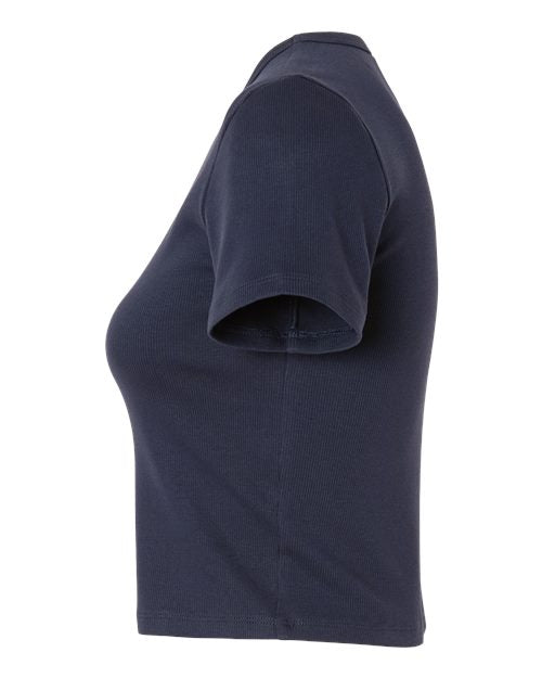 American Apparel Women's Baby Rib Cropped Tee BR210