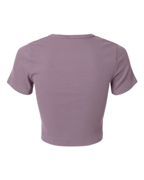 American Apparel Women's Baby Rib Cropped Tee BR210