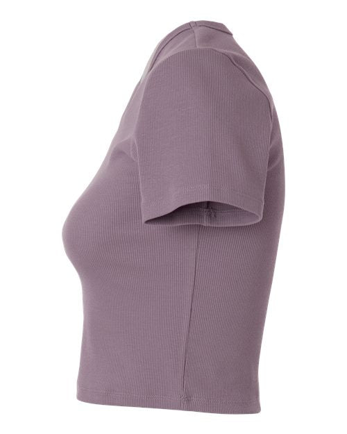 American Apparel Women's Baby Rib Cropped Tee BR210