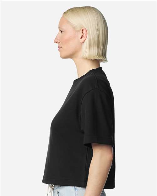American Apparel Women's French Terry Mid-Length Boxy Top FTCB0