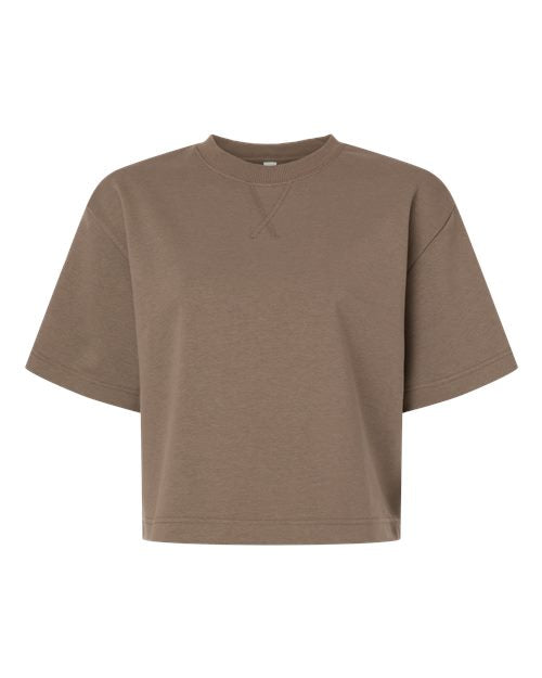 American Apparel Women's French Terry Mid-Length Boxy Top FTCB0