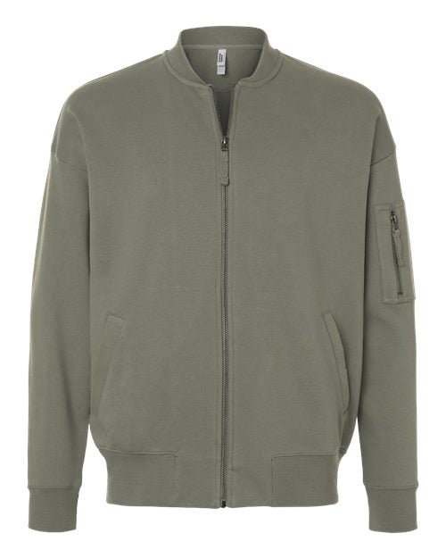 American Apparel Unisex French Terry Bomber Jacket FTJ77