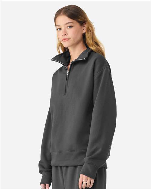 BELLA + CANVAS Unisex 10 oz Quarter-Zip Pullover Sweatshirt 4740