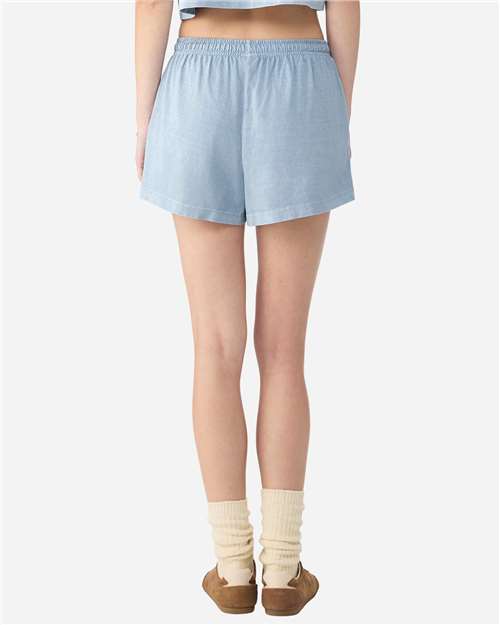 BELLA + CANVAS Women's Garment-Dyed Shorts 6824GD