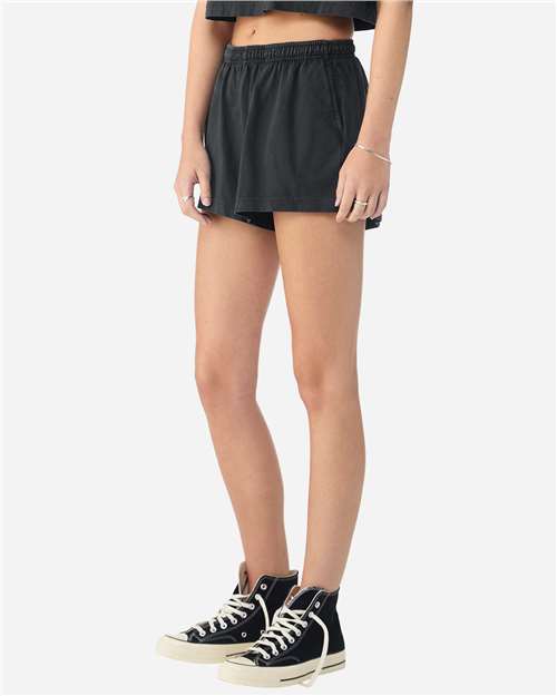 BELLA + CANVAS Women's Garment-Dyed Shorts 6824GD