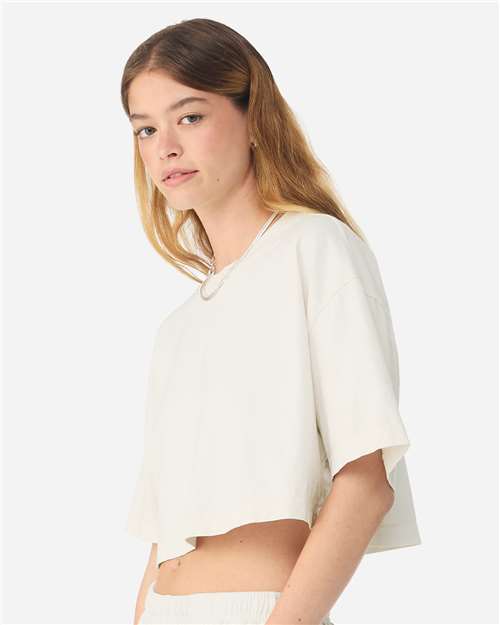 BELLA + CANVAS Women's Garment-Dyed Cropped Tee 6882GD