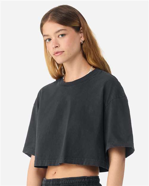 BELLA + CANVAS Women's Garment-Dyed Cropped Tee 6882GD