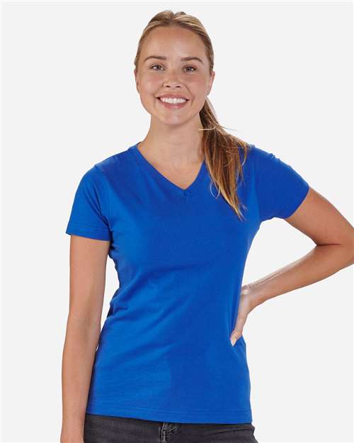 Boxercraft Women's V-Neck T-Shirt BW2201