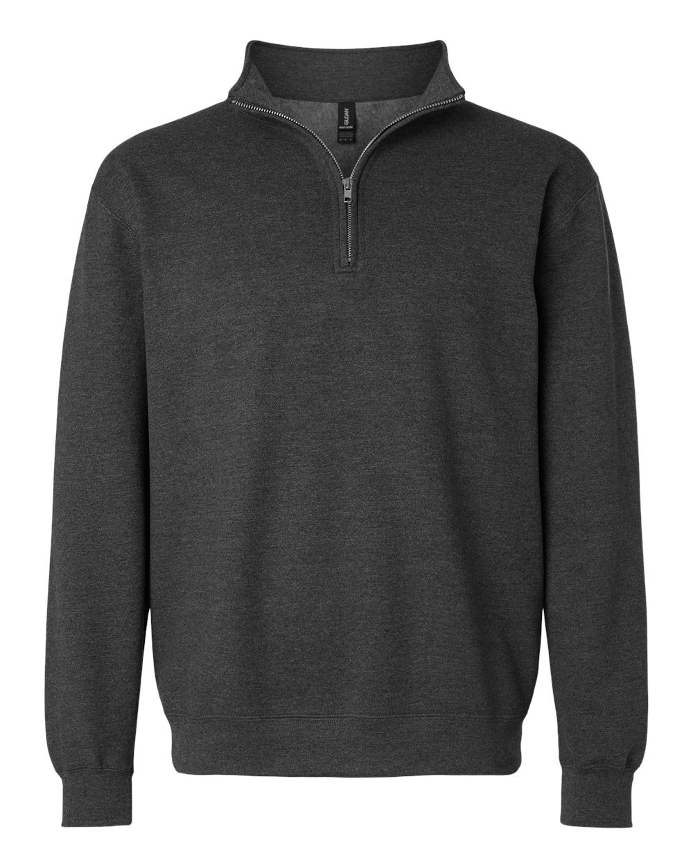 Gildan 18810 - Unisex Heavy Blend™ Quarter-Zip Sweatshirt - Fan Charcoal Heather