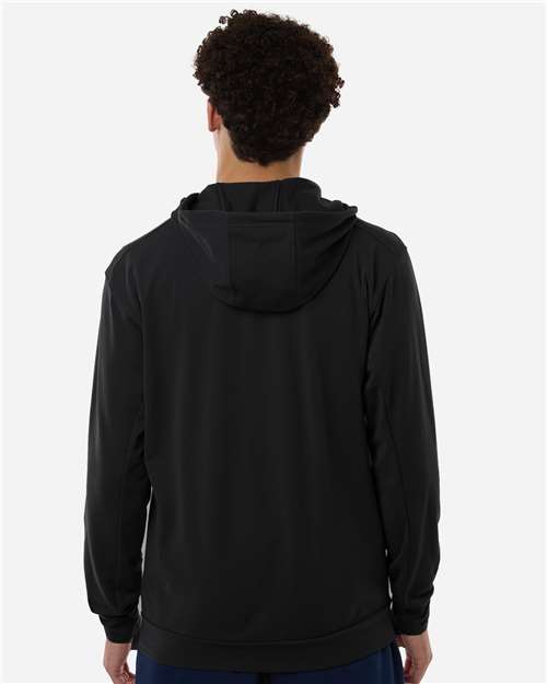 Adidas Men's Game & Go Fleece Full-Zip Hooded Sweatshirt AT208