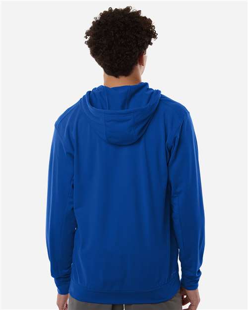Adidas Men's Game & Go Fleece Full-Zip Hooded Sweatshirt AT208