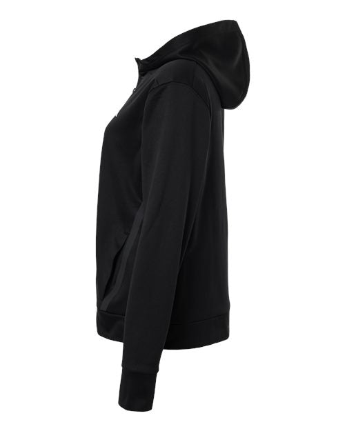 Adidas Women's Game & Go Fleece Full-Zip Hooded Sweatshirt AT209