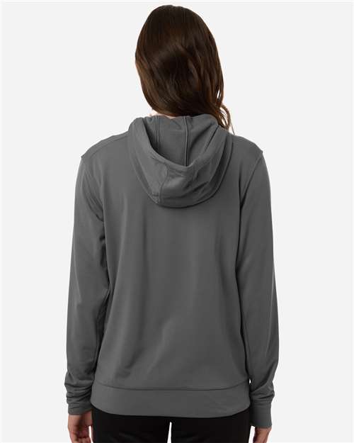 Adidas Women's Game & Go Fleece Full-Zip Hooded Sweatshirt AT209