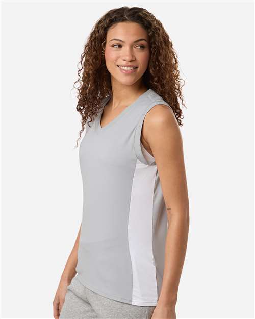 Adidas Women's Quickset V-Neck Sleeveless Jersey AT120