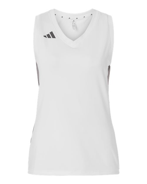 Adidas Women's Quickset V-Neck Sleeveless Jersey AT120