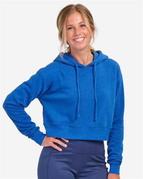Boxercraft Women's Cropped Fleece Hooded Sweatshirt BW5404