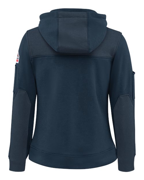 Bulwark Women's Flame-Resistant Fleece Hooded Sweatshirt SMM5