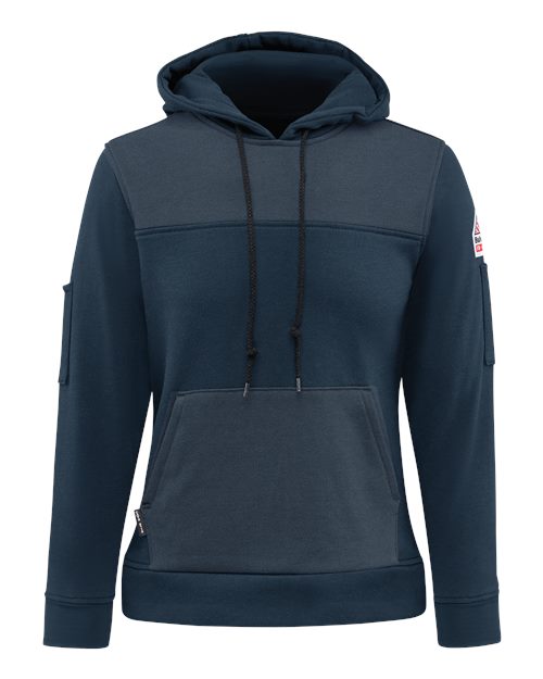 Bulwark Women's Flame-Resistant Fleece Hooded Sweatshirt SMM5