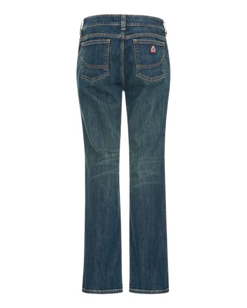 Bulwark Women's Extended Sizes Stretch Jeans PSJCEXT