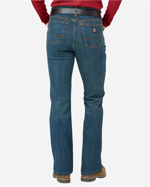 Bulwark Women's Extended Sizes Stretch Jeans PSJCEXT