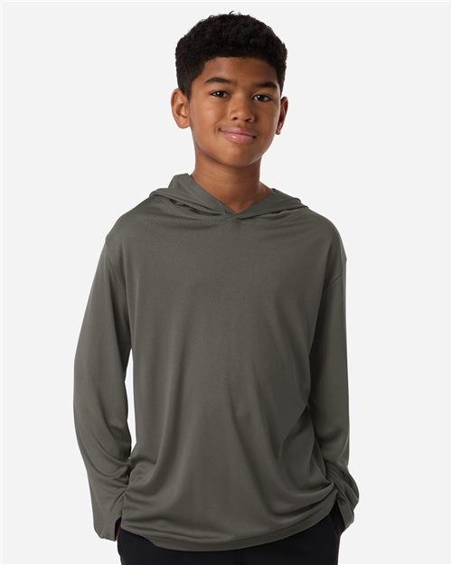 AllPro Youth Pro-Lock Performance Hooded Long Sleeve T-Shirt 48510Y