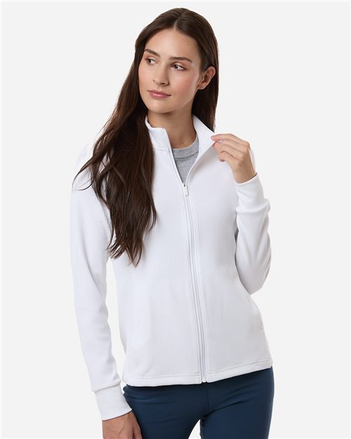 Adidas Women's Performance Textured Full-Zip Jacket A1015