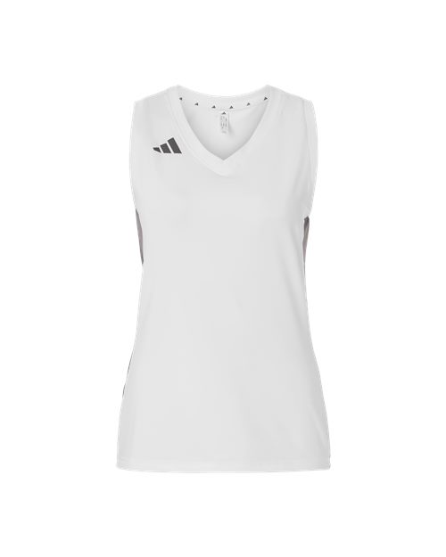 Adidas Women's Quickset V-Neck Sleeveless Jersey AT120