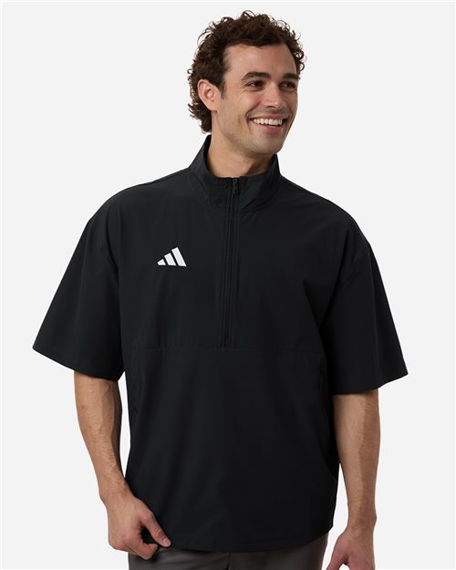 Adidas Men's Short Sleeve Quarter-Zip Pullover AT505