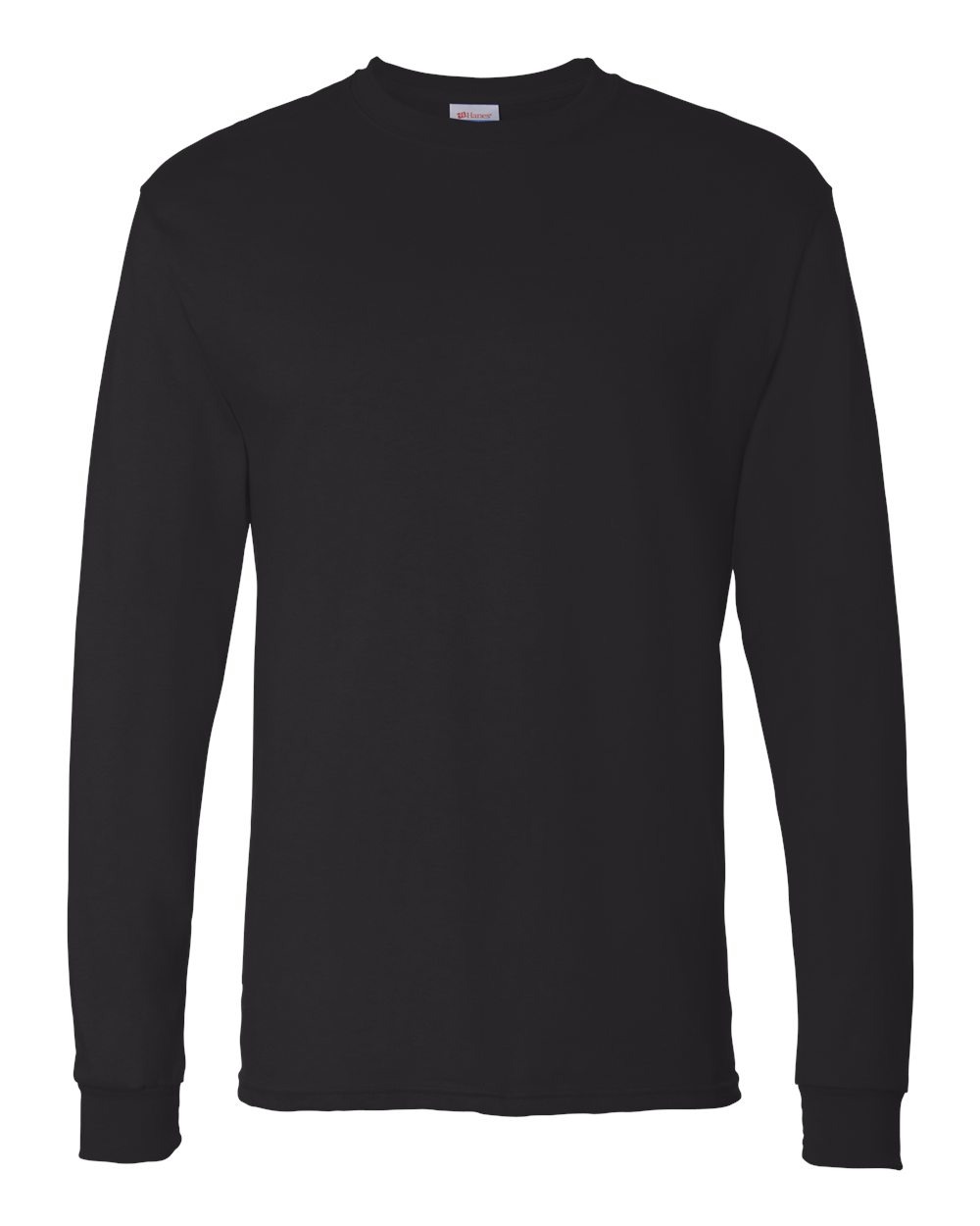 Hanes 5286 - Unisex Essential-T Long Sleeve T-Shirt - Black