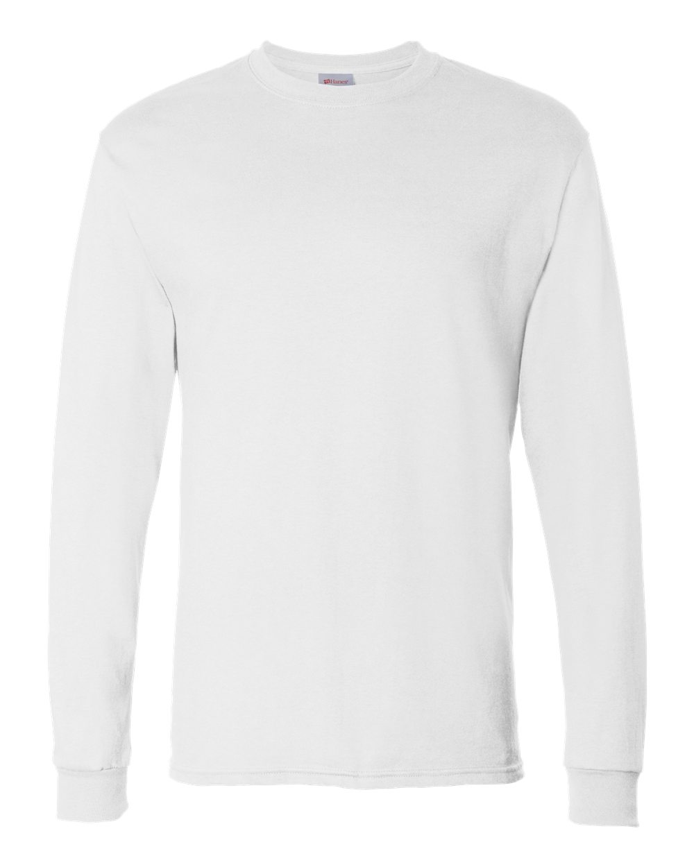 Hanes 5286 - Unisex Essential-T Long Sleeve T-Shirt - White