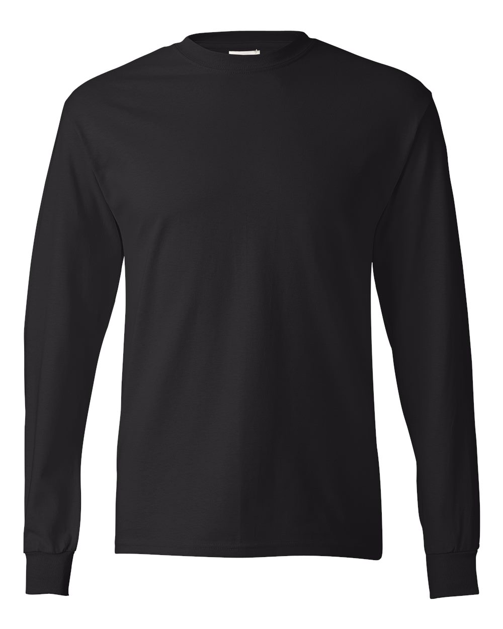 Hanes 5586 - Unisex Authentic Long Sleeve T-Shirt - Black