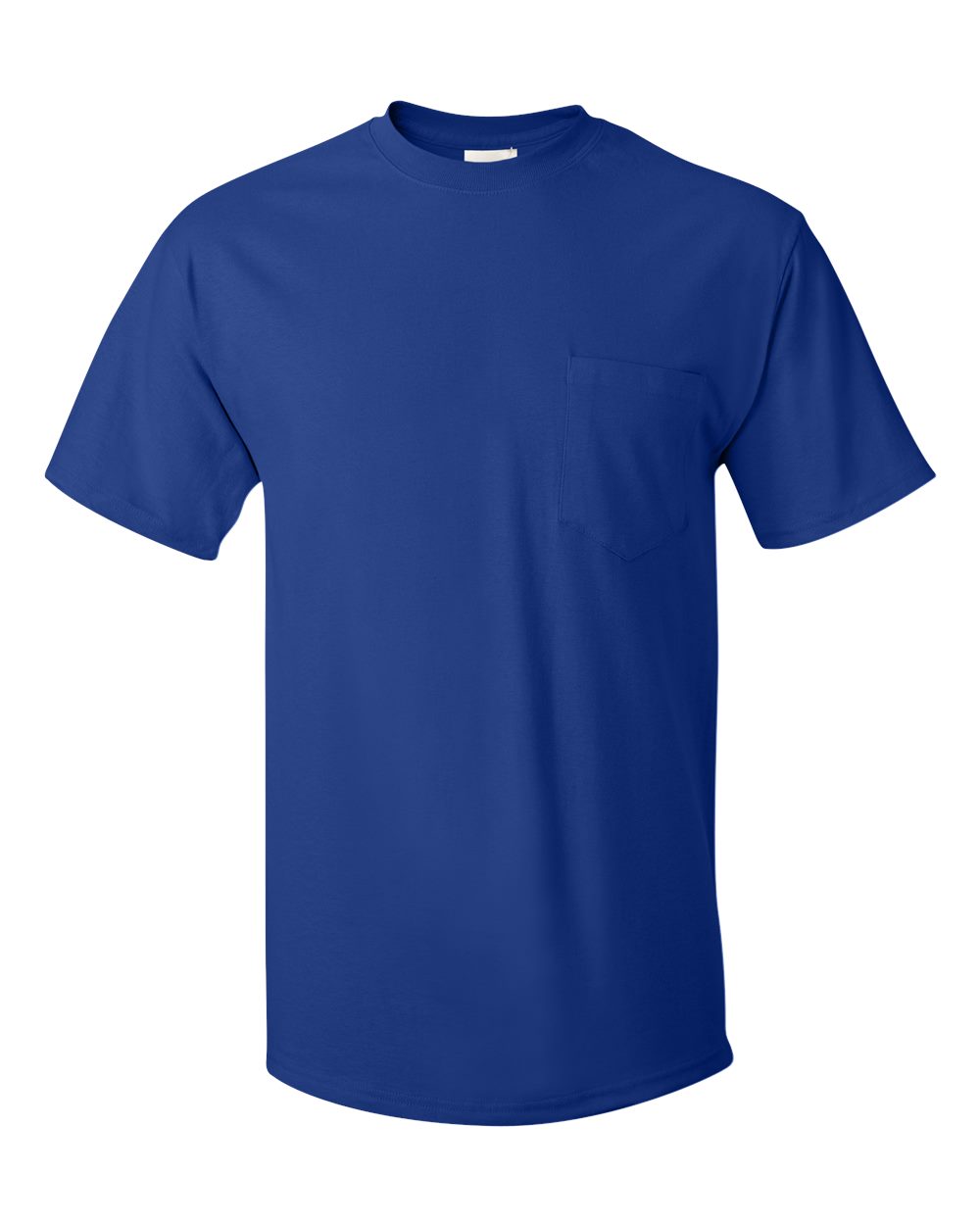 Hanes 5590 - Unisex Authentic Pocket T-Shirt - Deep Royal