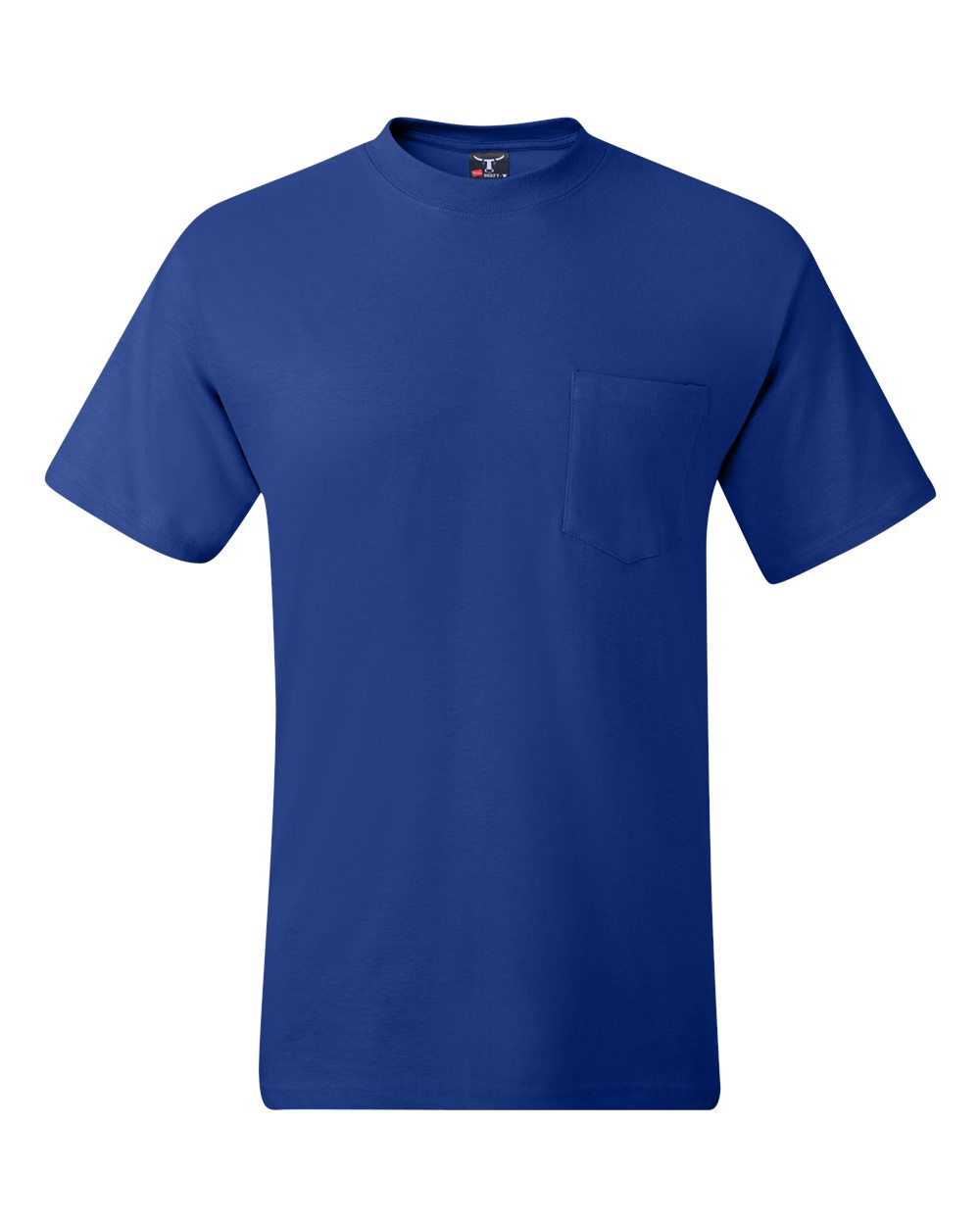 Hanes 5190 - Unisex Beefy-T® Pocket T-Shirt - Deep Royal