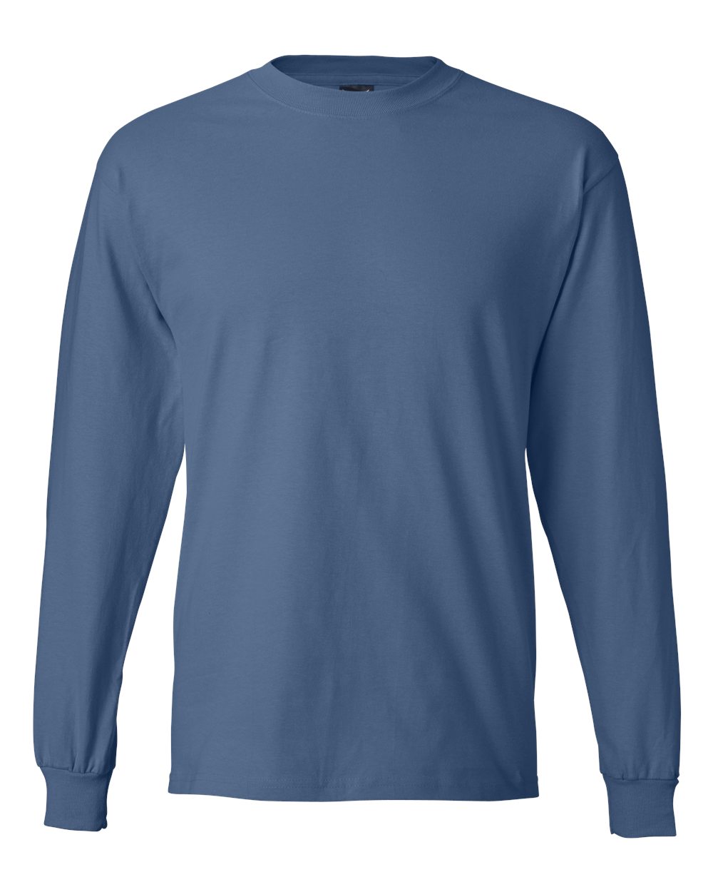 Hanes 5186 - Unisex Beefy-T® Long Sleeve T-Shirt - Denim Blue