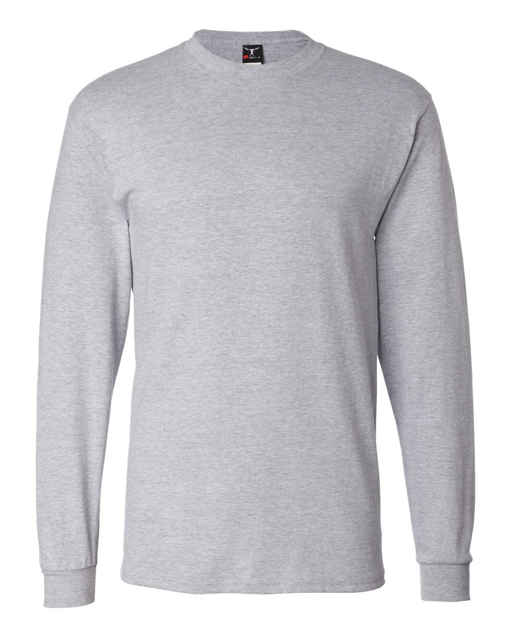 Hanes 5186 - Unisex Beefy-T® Long Sleeve T-Shirt - Light Steel