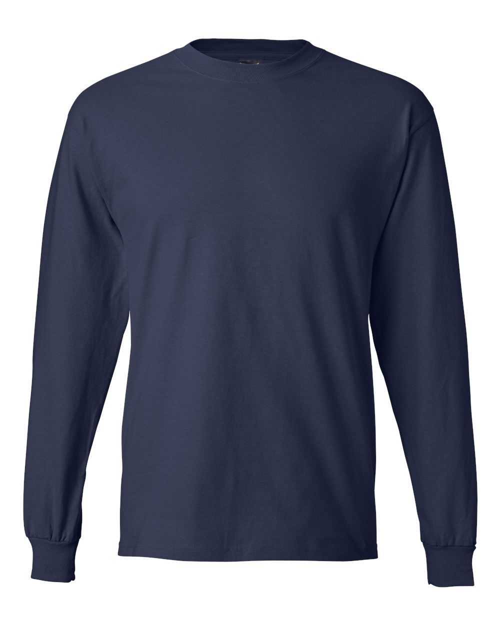 Hanes 5186 - Unisex Beefy-T® Long Sleeve T-Shirt - Navy