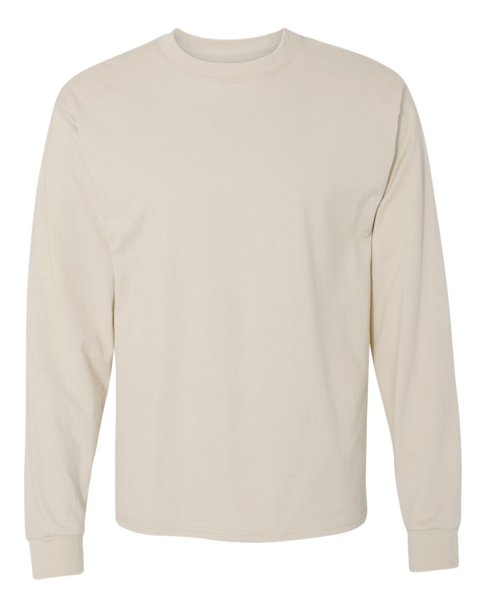 Hanes 5186 - Unisex Beefy-T® Long Sleeve T-Shirt - Sand