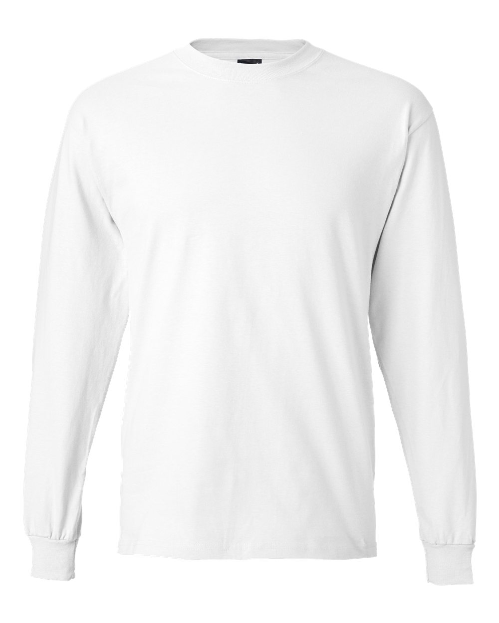 Hanes 5186 - Unisex Beefy-T® Long Sleeve T-Shirt - White