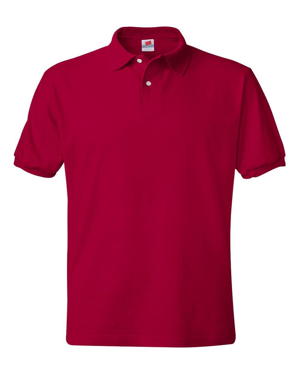 Hanes 054X - Unisex EcoSmart® Jersey Polo - Deep Red