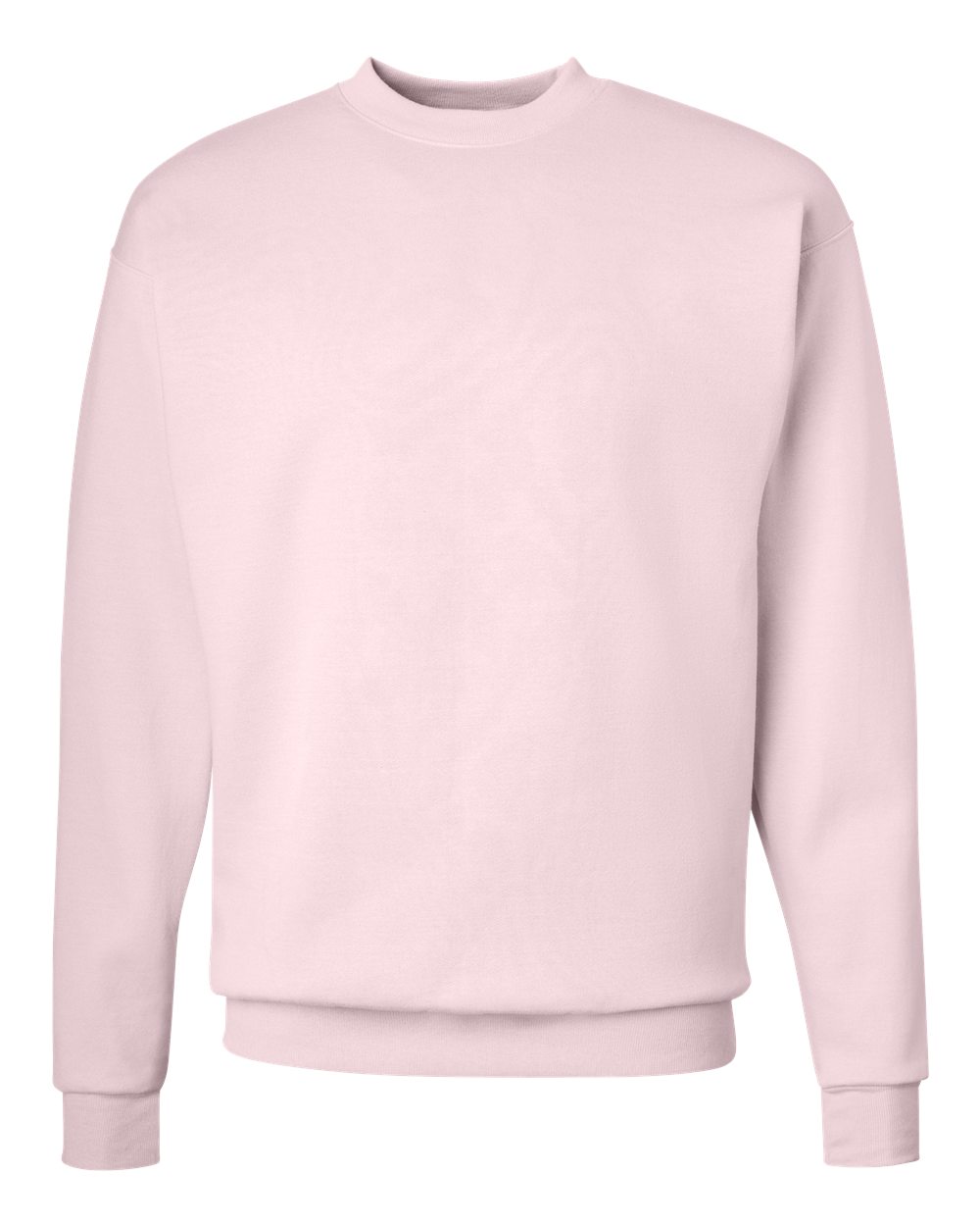 Hanes P160 - Unisex EcoSmart® Crewneck Sweatshirt - Pale Pink