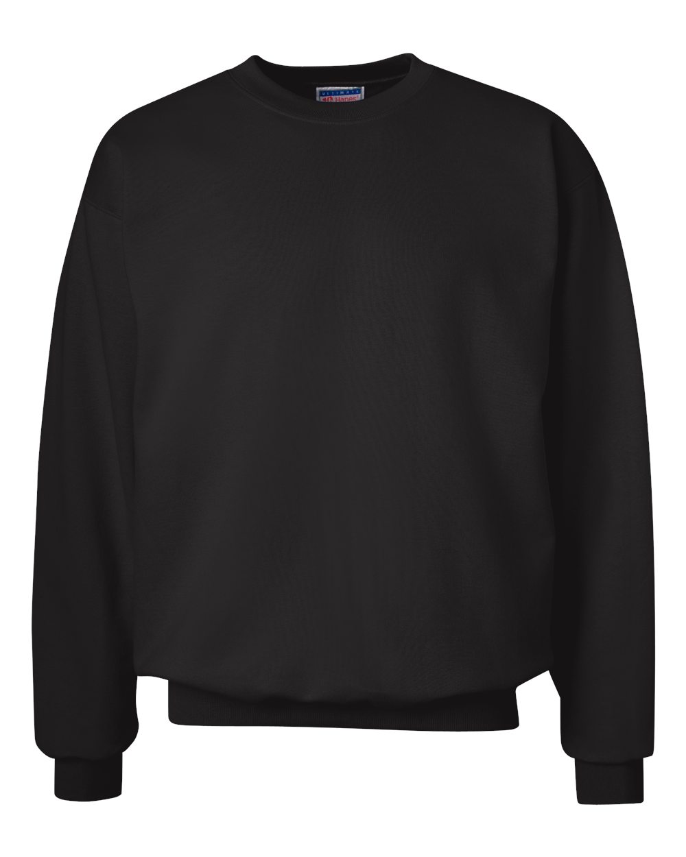 Hanes F260 - Unisex Ultimate Cotton® Crewneck Sweatshirt - Black