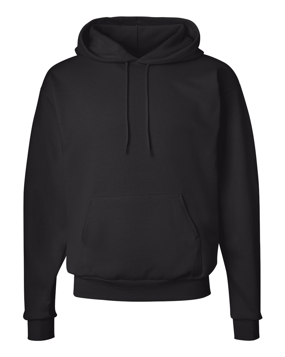 Hanes P170 - Unisex EcoSmart® Hooded Sweatshirt - Black