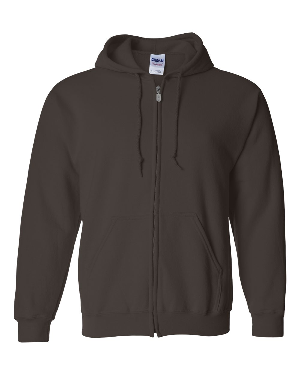 Gildan 18600 - Unisex Heavy Blend™ Full-Zip Hooded Sweatshirt - Dark Chocolate