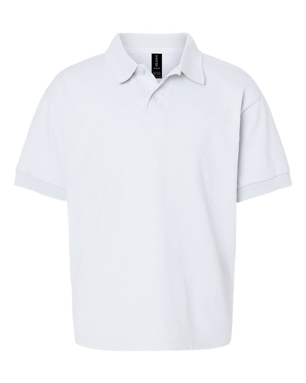 Gildan 8800B - Youth DryBlend® Jersey Polo - White