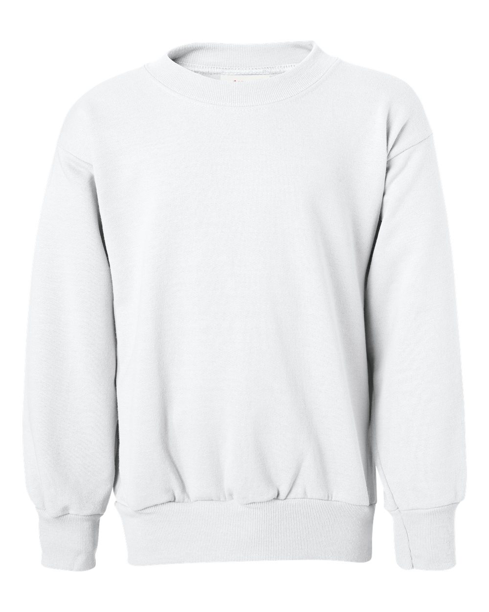 Hanes P360 - Youth EcoSmart® Crewneck Sweatshirt - White