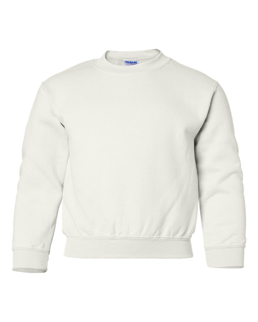 Gildan 18000B - Youth Heavy Blend™ Crewneck Sweatshirt - White